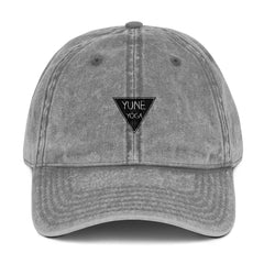 Embroidered Vintage Yoga Cap – 100% Organic Cotton Hat by Yune Yoga