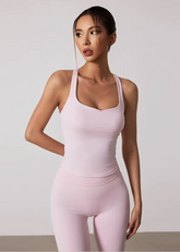 Swan Tank Top - Built-in Bra