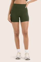 SPORTBODY SPORTY DUO STRIPE SHORTS - OAK