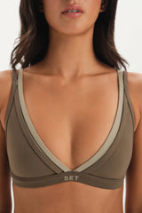 LUXFORM LUX LAYERED TRIANGLE BRA - SPARROW