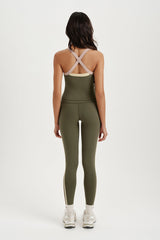 LUXFORM LUX HIGH-RISE DUO STRIPE LEGGINGS - SEDONA