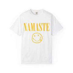 NAMASTE Nirvana Unisex Shirt – Garment-Dyed Organic Cotton Yoga T-Shirt by Yune Yoga