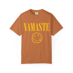NAMASTE Nirvana Unisex Shirt – Garment-Dyed Organic Cotton Yoga T-Shirt by Yune Yoga