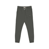 Fleece Sweatpants — Relaxed Garment-Dyed Joggers with Small Chest Triangle Logo