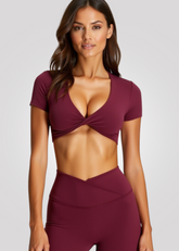T-shirt - Cherry Power - Built-in bra