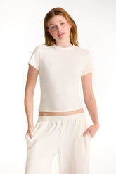 CLASSIC COTTON DAILY STAPLE TEE - BLANC