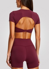 T-shirt - Cherry Power - Built-in bra