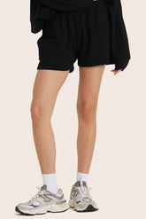 LIGHTWEIGHT SWEATS CLASSIC VINTAGE SWEAT SHORTS - ONYX