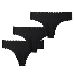 Pack of 3 invisible panties - Plain color