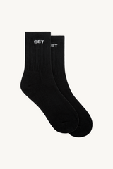 SET SOCKS (3 PACK) - WHITE/HEATHER GREY/ONYX