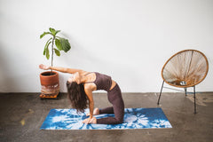 Blue Ataraxy Yoga Mat – 6mm Eco-Friendly, Non-Slip & Cushioned | Yune Yoga