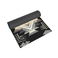 Buffalo Hills Shadow Yoga Mat – 6 mm Extra Thick, Double-Sided Non-Slip, Eco-Friendly PER with Southwestern Design | Yune Yoga