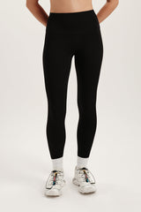 SPORTBODY SPORTY HIGH-RISE LEGGINGS - ONYX