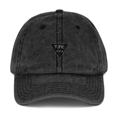 Embroidered Vintage Yoga Cap – 100% Organic Cotton Hat by Yune Yoga