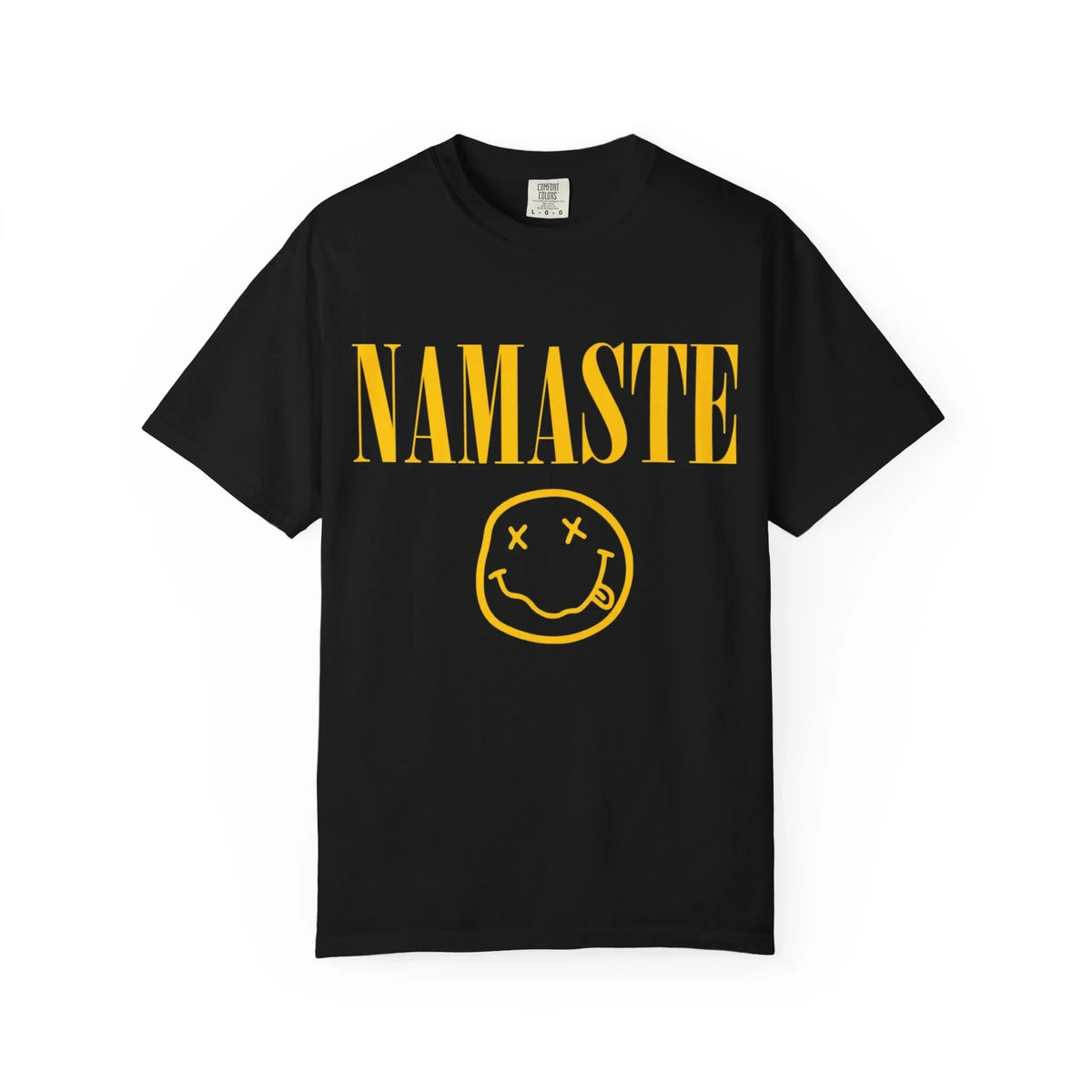 NAMASTE Nirvana Unisex Shirt – Garment-Dyed Organic Cotton Yoga T-Shirt by Yune Yoga