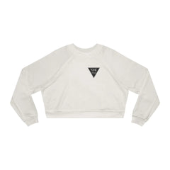 Cropped Fleece Pullover - Yune Yoga Logo Design