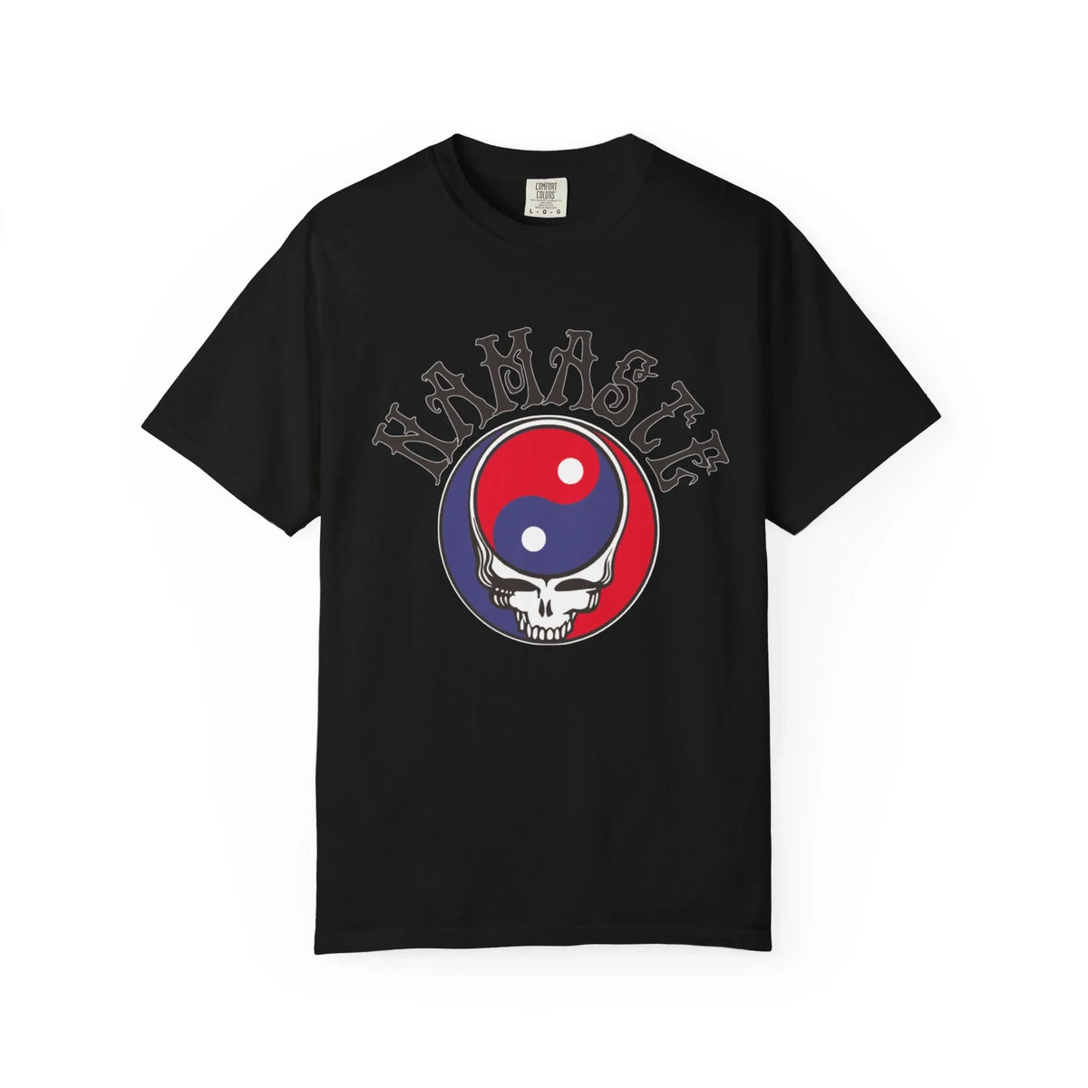 NAMASTE Grateful Dead Unisex Shirt – Garment-Dyed Organic Cotton Yoga T-Shirt by Yune Yoga