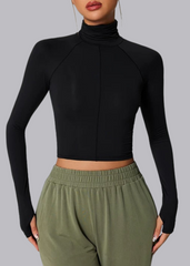 Top - Turtleneck - lightweight