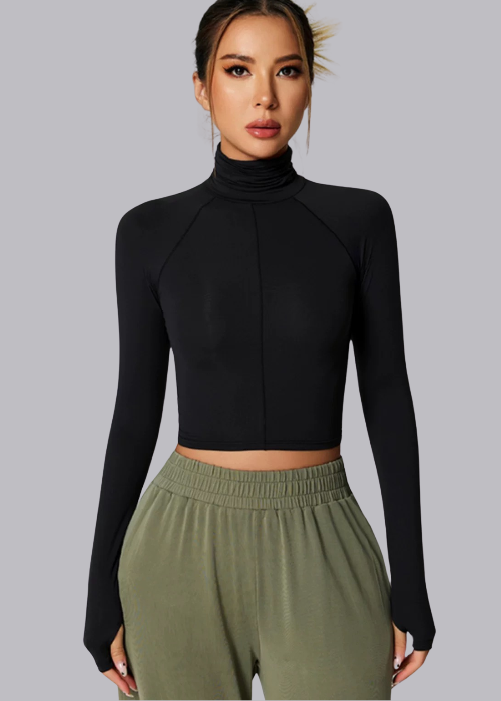 Top - Turtleneck - lightweight