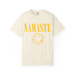 NAMASTE Nirvana Unisex Shirt – Garment-Dyed Organic Cotton Yoga T-Shirt by Yune Yoga