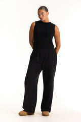 RIBBED MODAL BODY MUSCLE TANK - ONYX