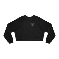 Cropped Fleece Pullover - Yune Yoga Logo Design