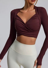 Long Sleeve T-shirt - Integrated bra - Lola