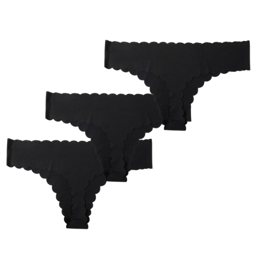 Pack of 3 invisible panties - Plain color