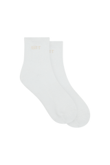 SET SHORTY SOCKS - WHITE/BLANC