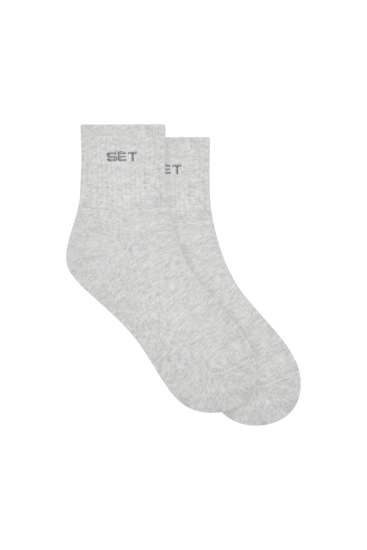 SET SHORTY SOCKS - HEATHER GREY