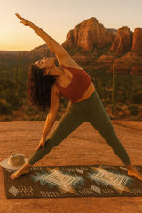 Buffalo Hills Soil Yoga Mat – 6 mm Extra Thick, Double-Sided Non-Slip, Eco-Friendly PER with UV-Printed Earthy Brown Design | Yune Yoga