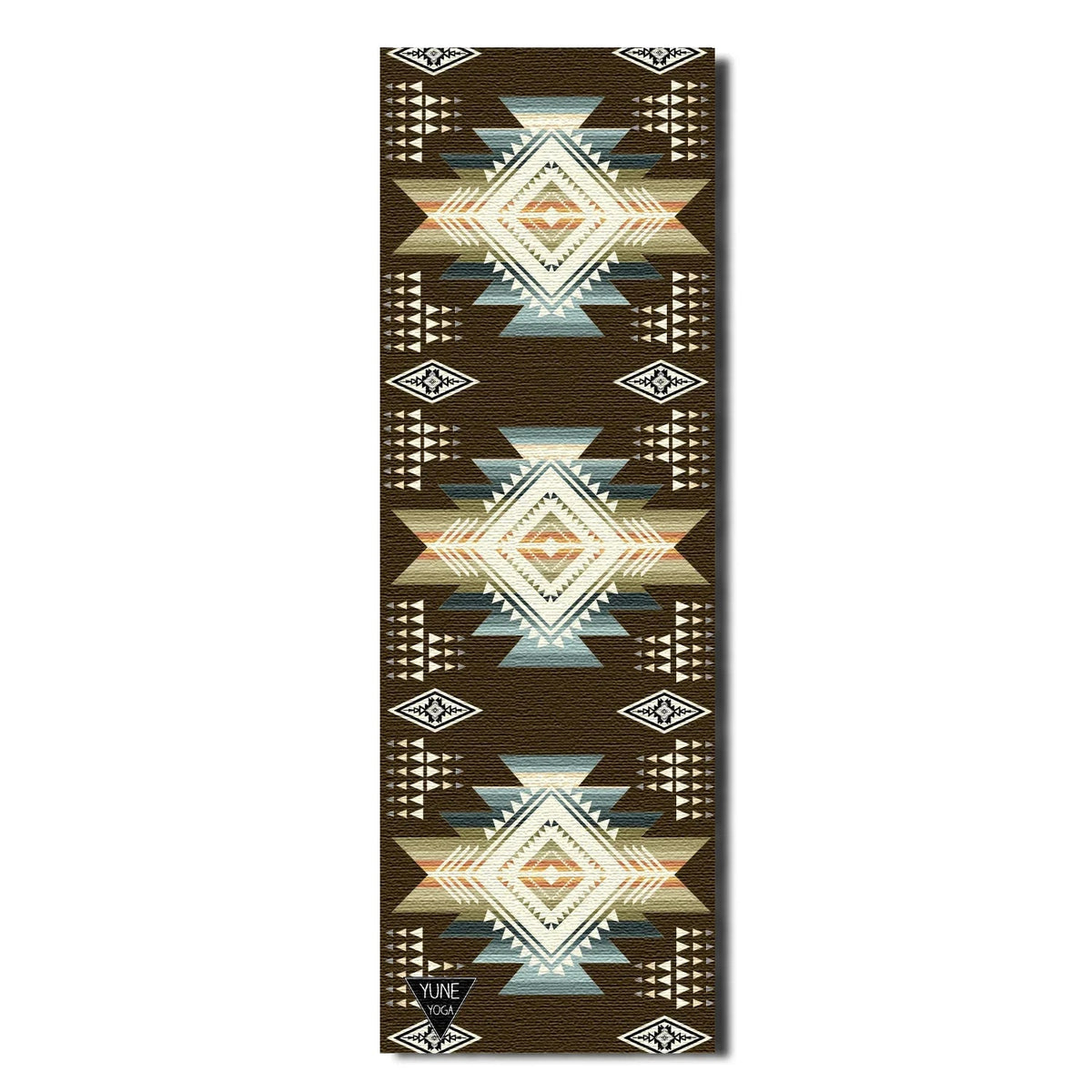 Buffalo Hills Soil Yoga Mat – 6 mm Extra Thick, Double-Sided Non-Slip, Eco-Friendly PER with UV-Printed Earthy Brown Design | Yune Yoga