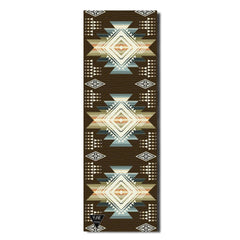 Buffalo Hills Soil Yoga Mat – 6 mm Extra Thick, Double-Sided Non-Slip, Eco-Friendly PER with UV-Printed Earthy Brown Design | Yune Yoga