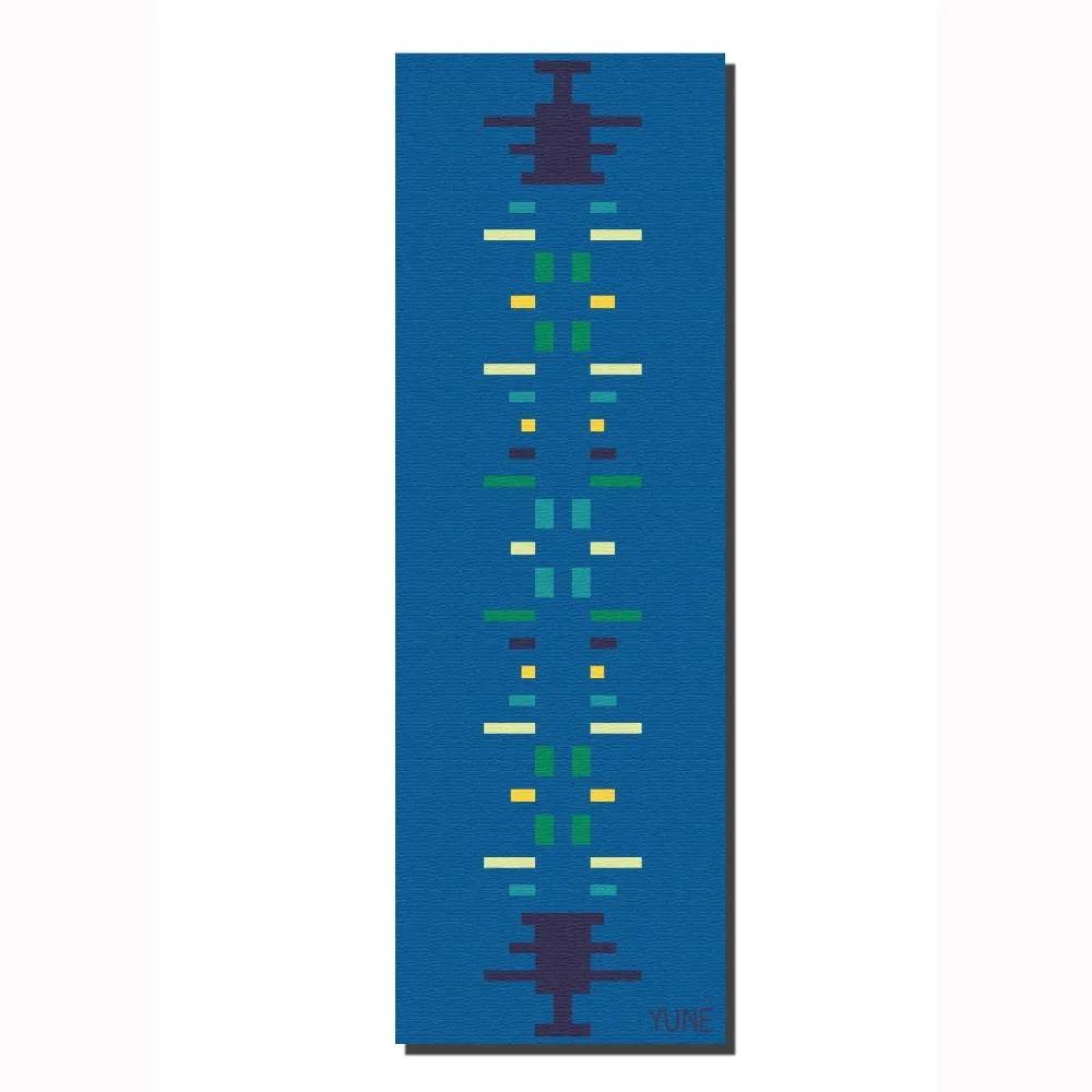 Blue Rush Flow — MN25 6mm Non-Slip Yoga Mat