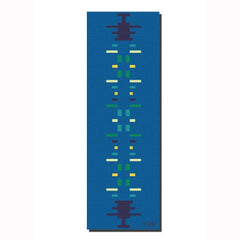 Blue Rush Flow — MN25 6mm Non-Slip Yoga Mat